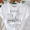 Paris Print Women's Casual T-Shirt