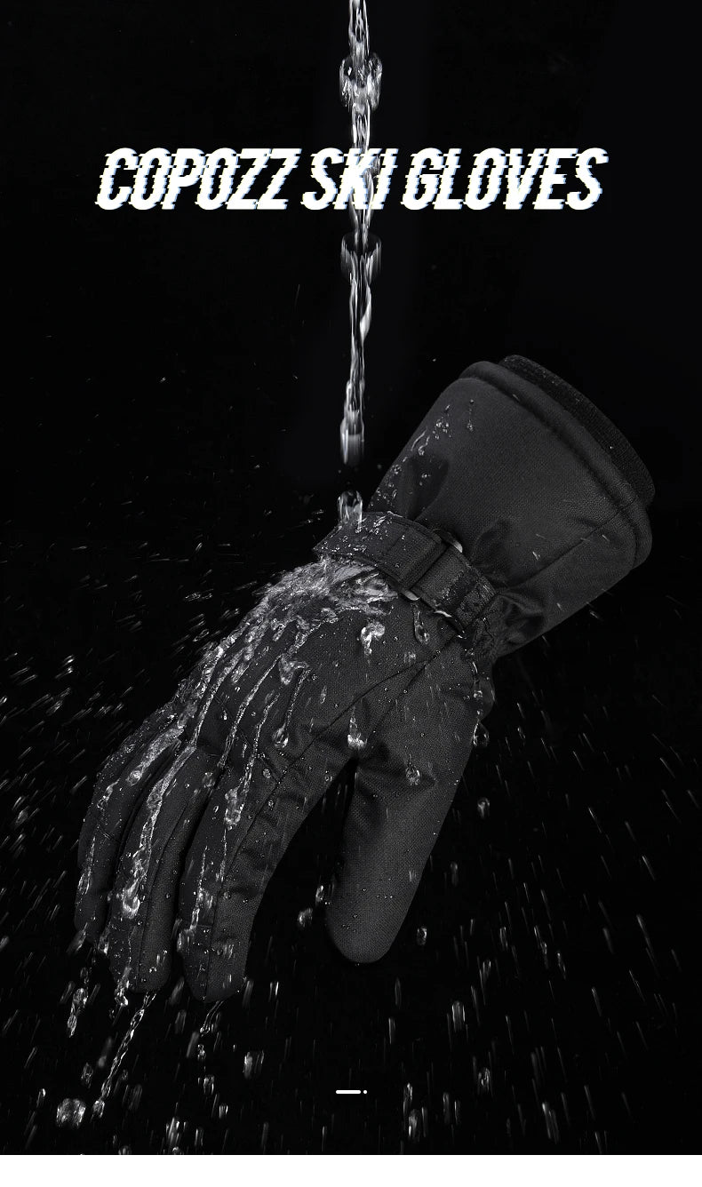 Copozz Waterproof Winter Ski Gloves
