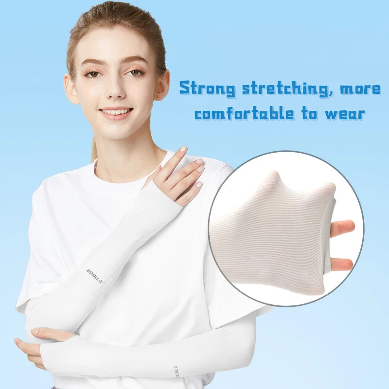 X‑TIGER Ice Fabric Anti‑UV Arm Sleeves