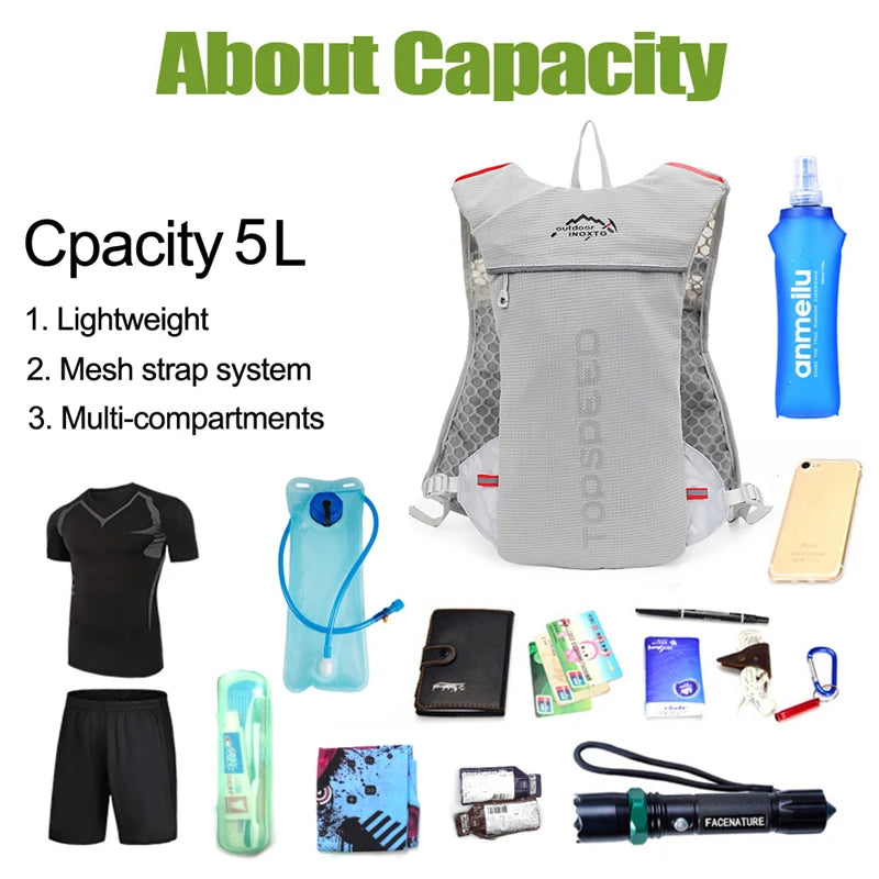 Running Hydration Vest & Cycling Backpack