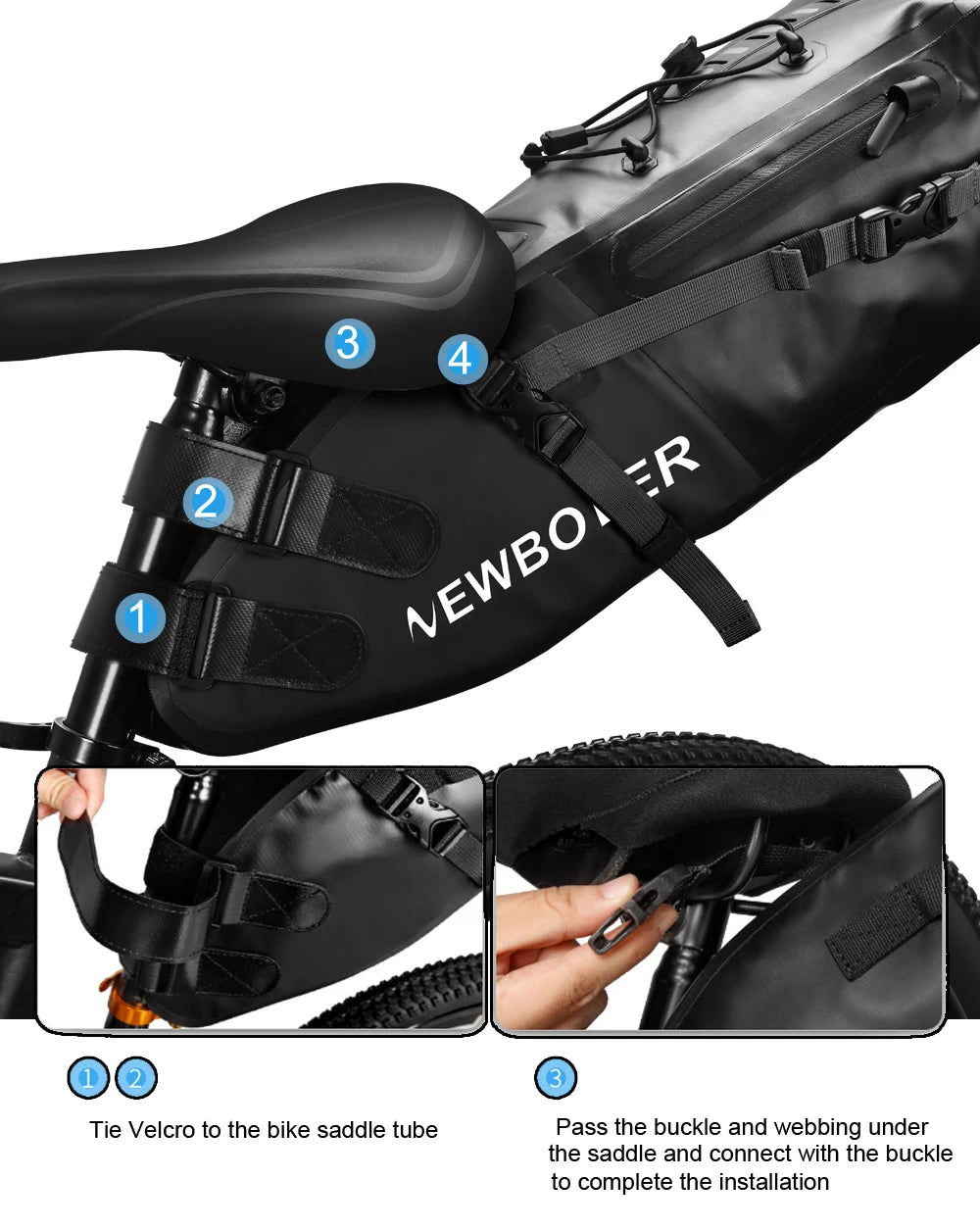 Waterproof Bike Saddle Bag