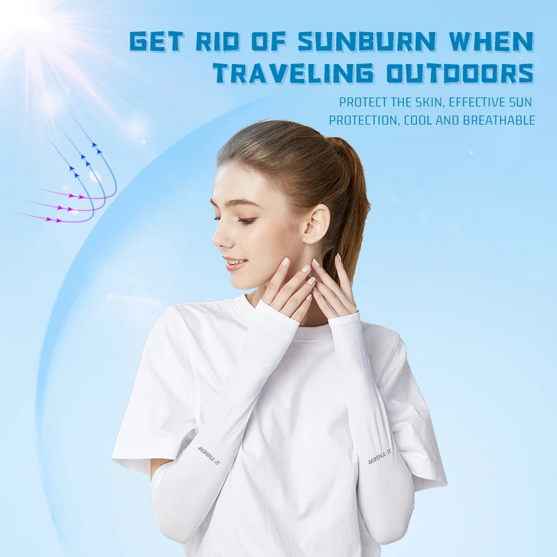 X‑TIGER Ice Fabric Anti‑UV Arm Sleeves