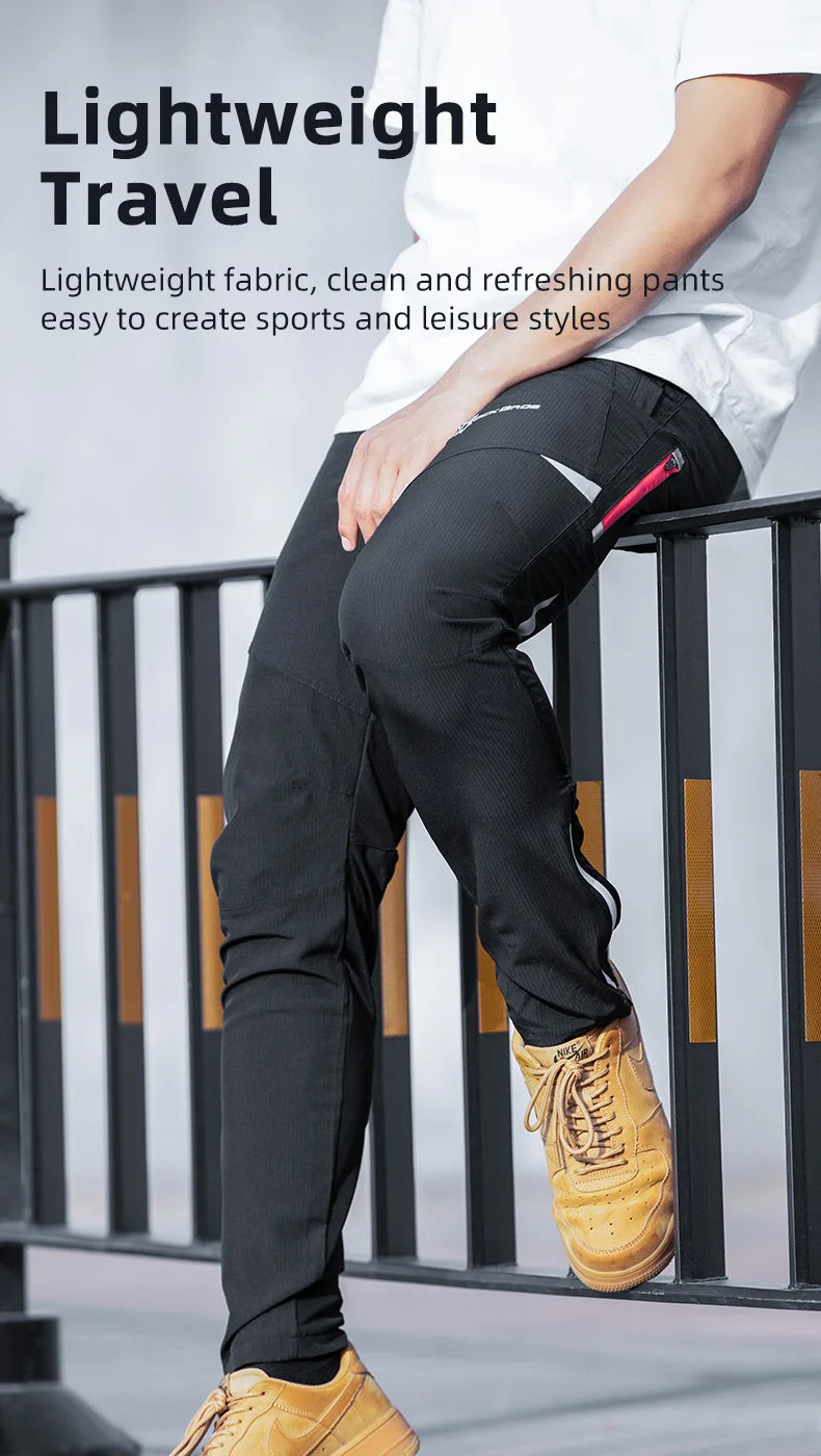 ROCKBROS Lightweight Breathable Cycling Pants (Men & Women)