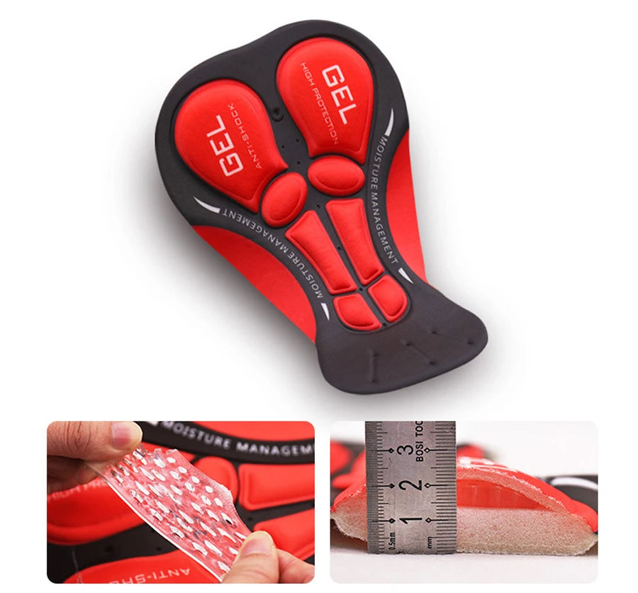 NEWBOLER Men's 5D Gel Padded Cycling Underwear