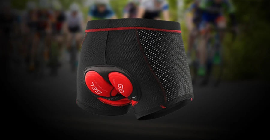 NEWBOLER Men's 5D Gel Padded Cycling Underwear