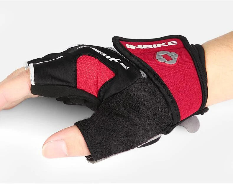 INBIKE Shock‑Absorbing Gel Pad Cycling Gloves