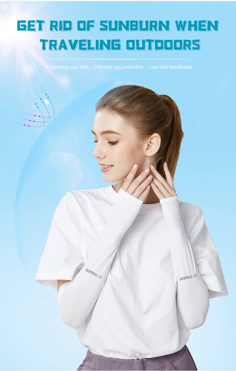 X‑TIGER Ice Fabric Anti‑UV Arm Sleeves