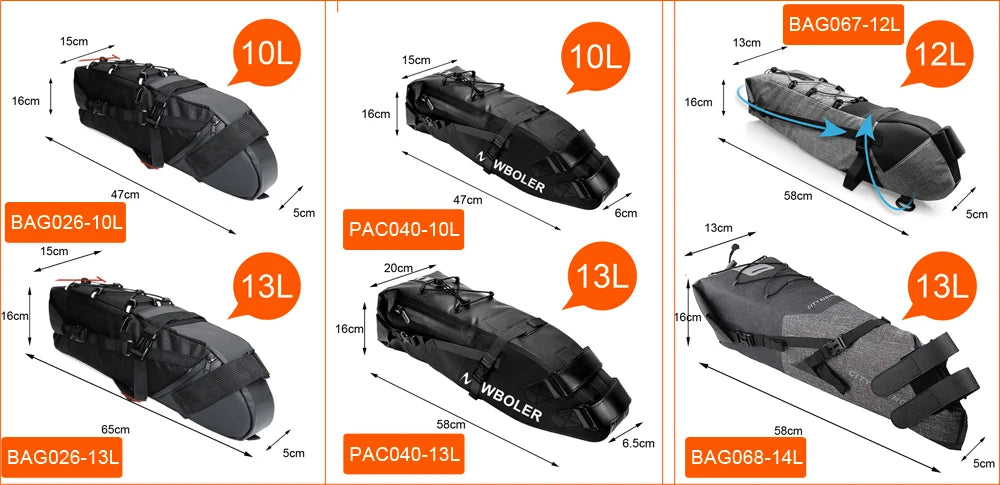 Waterproof Bike Saddle Bag