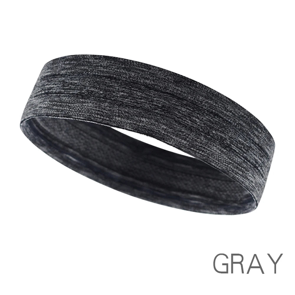 Unisex Non-Slip Sports Headband for Workout & Yoga