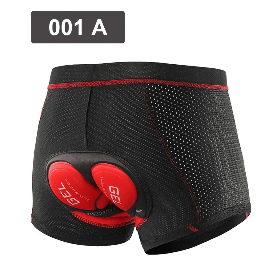 NEWBOLER Men's 5D Gel Padded Cycling Underwear