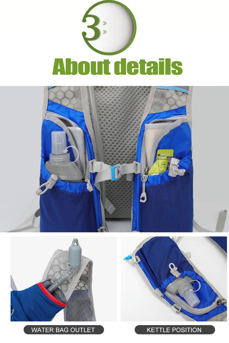 Running Hydration Vest & Cycling Backpack