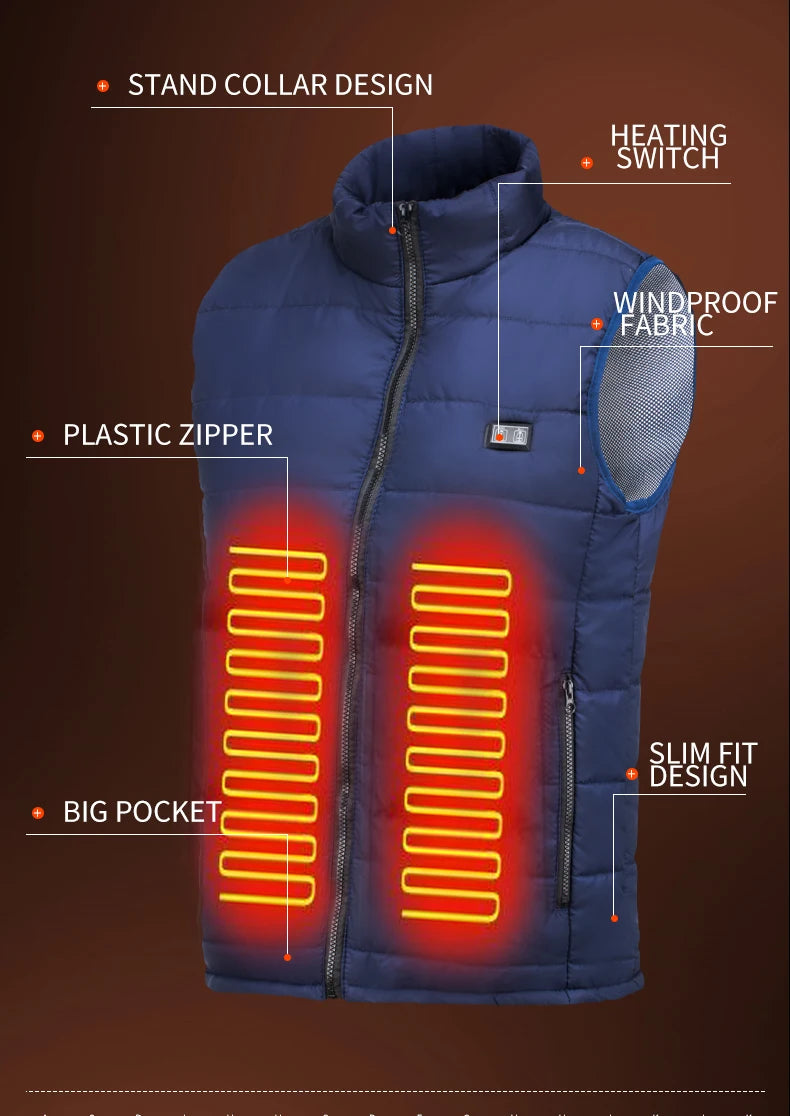 Graphene Heating Coat for Men & Women
