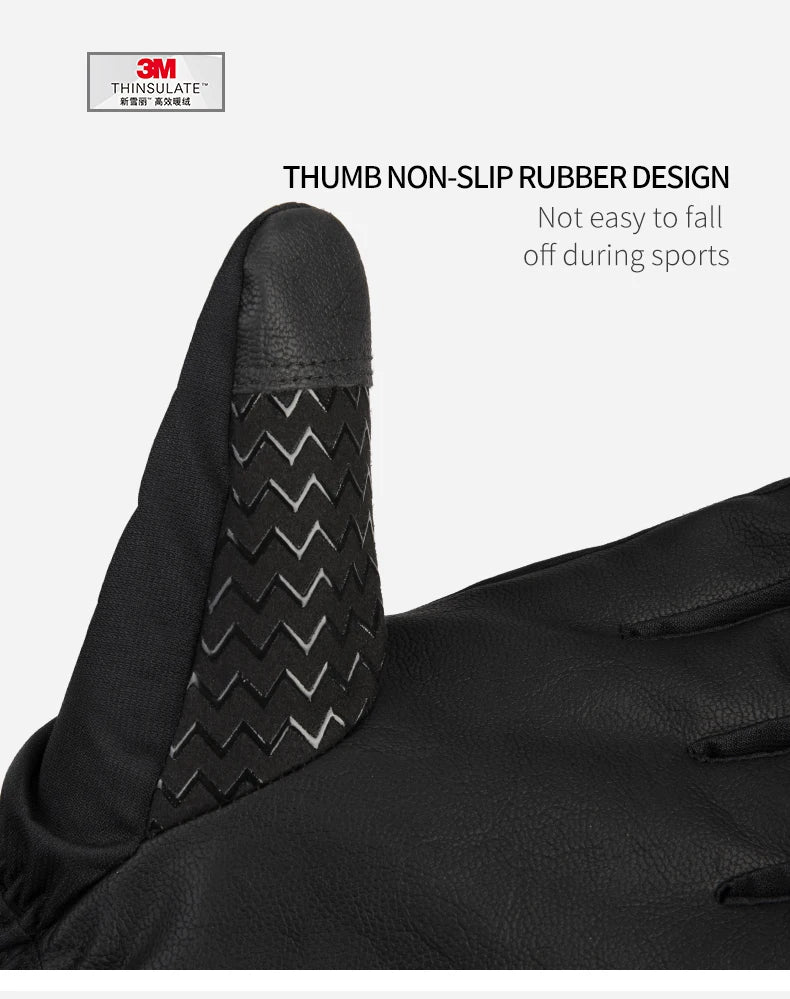 Copozz Waterproof Winter Ski Gloves