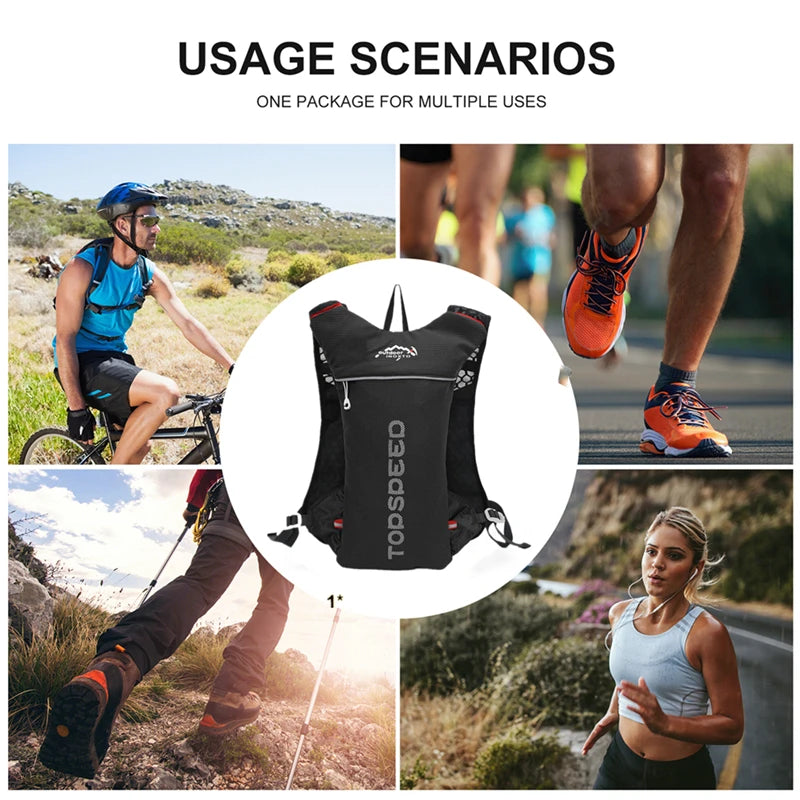 Running Hydration Vest & Cycling Backpack
