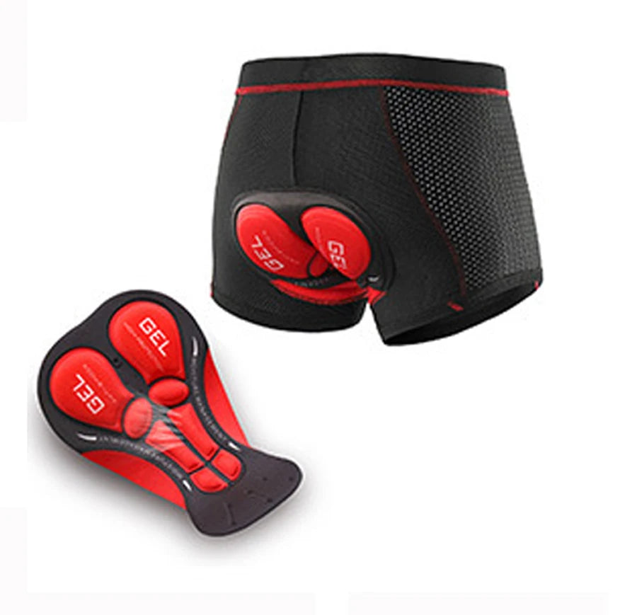 NEWBOLER Men's 5D Gel Padded Cycling Underwear