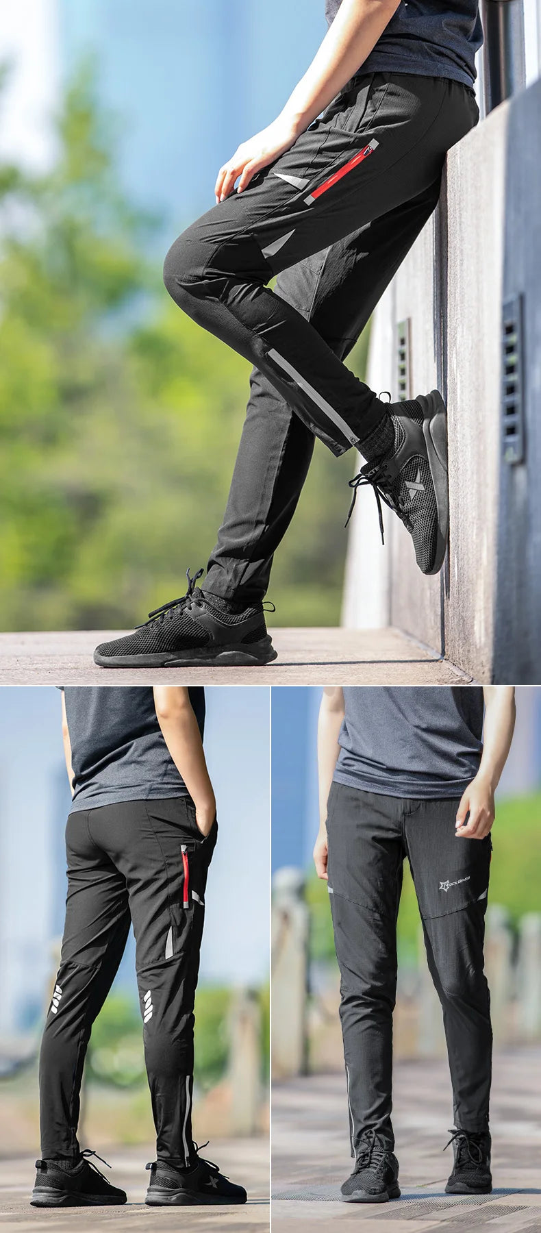 ROCKBROS Lightweight Breathable Cycling Pants (Men & Women)