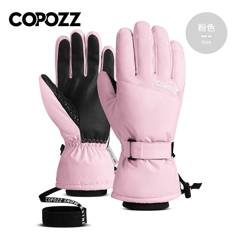 Copozz Waterproof Winter Ski Gloves