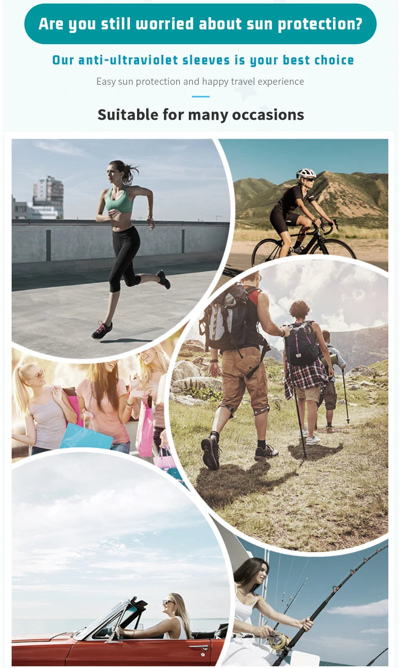 X‑TIGER Ice Fabric Anti‑UV Arm Sleeves