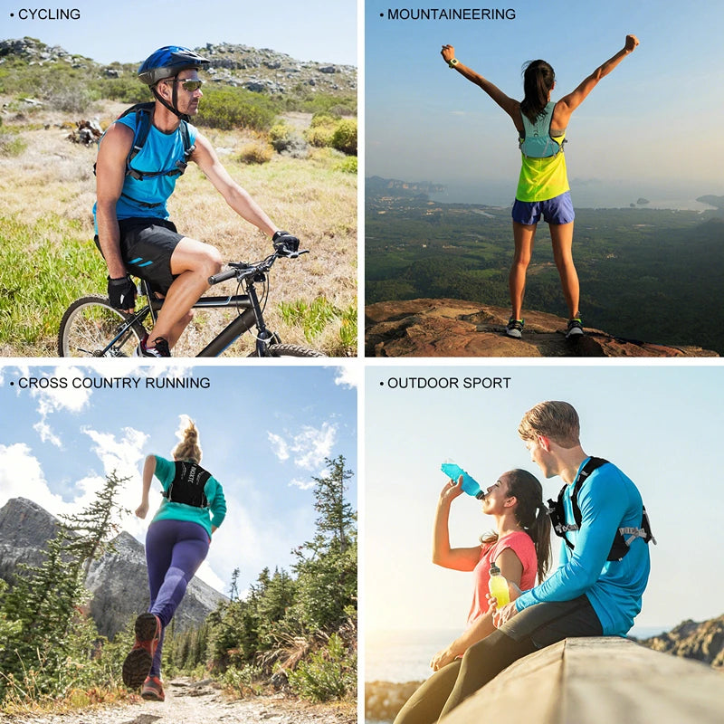 Running Hydration Vest & Cycling Backpack