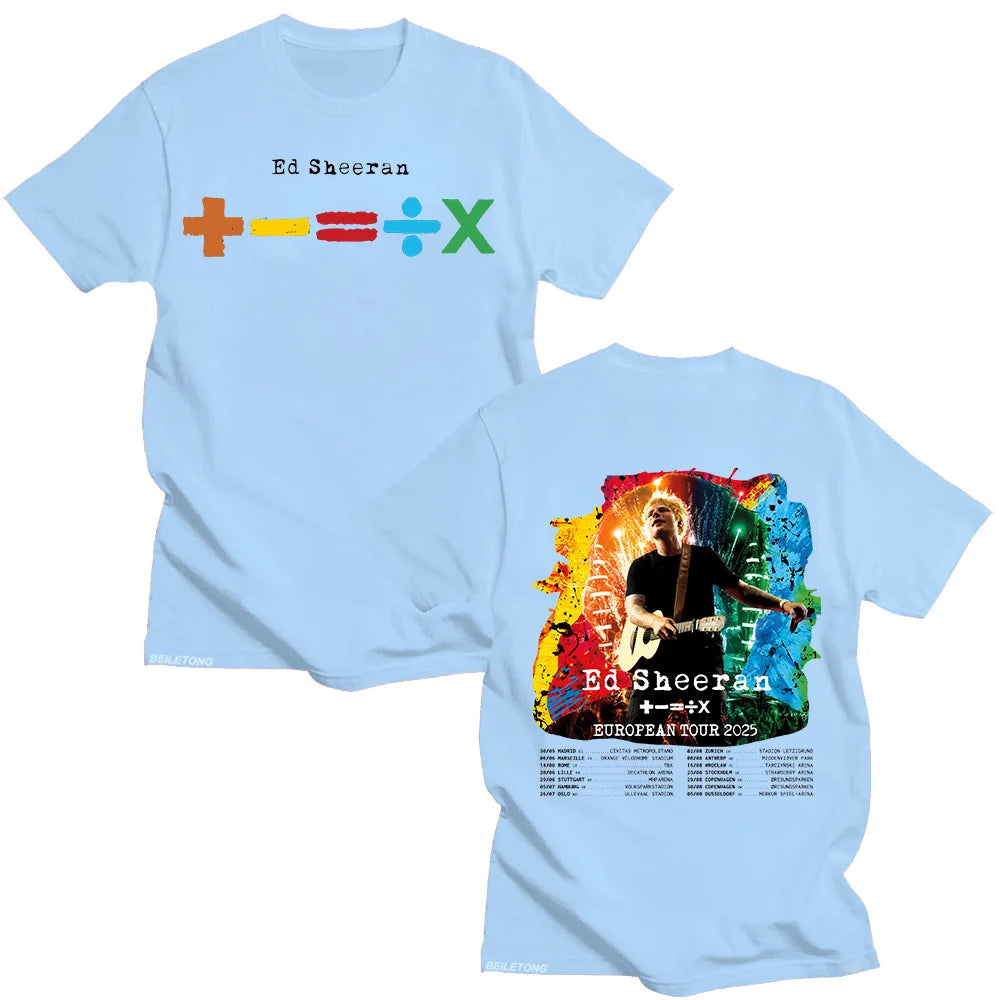 Ed Sheeran 2025 Tour T-Shirt Unisex