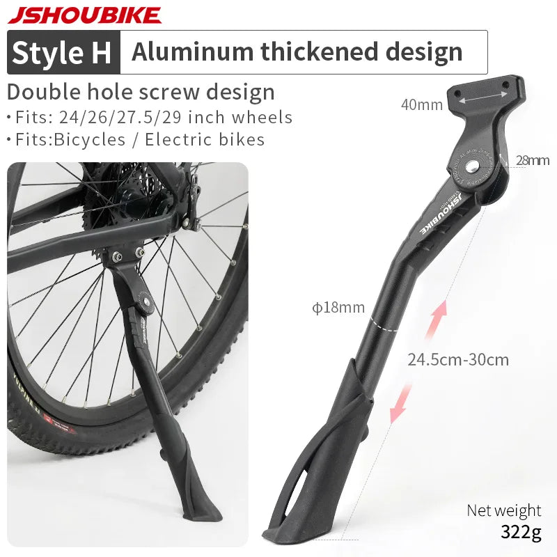 Bicycle Kickstand & E-Bike Side Stand
