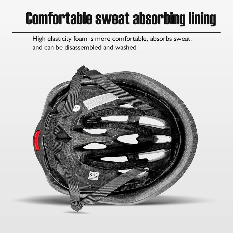Lightweight Integrated Cycling Helmet with 20 Vent System