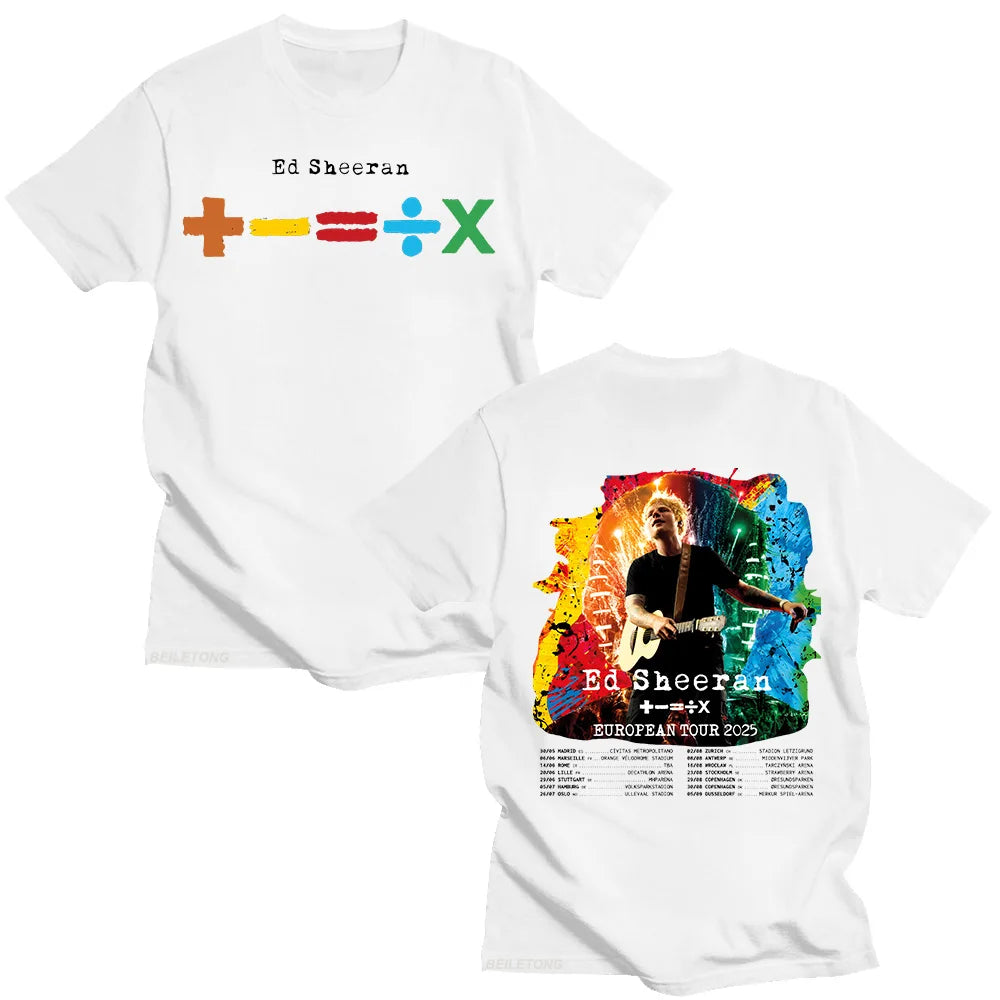 Ed Sheeran 2025 Tour T-Shirt Unisex
