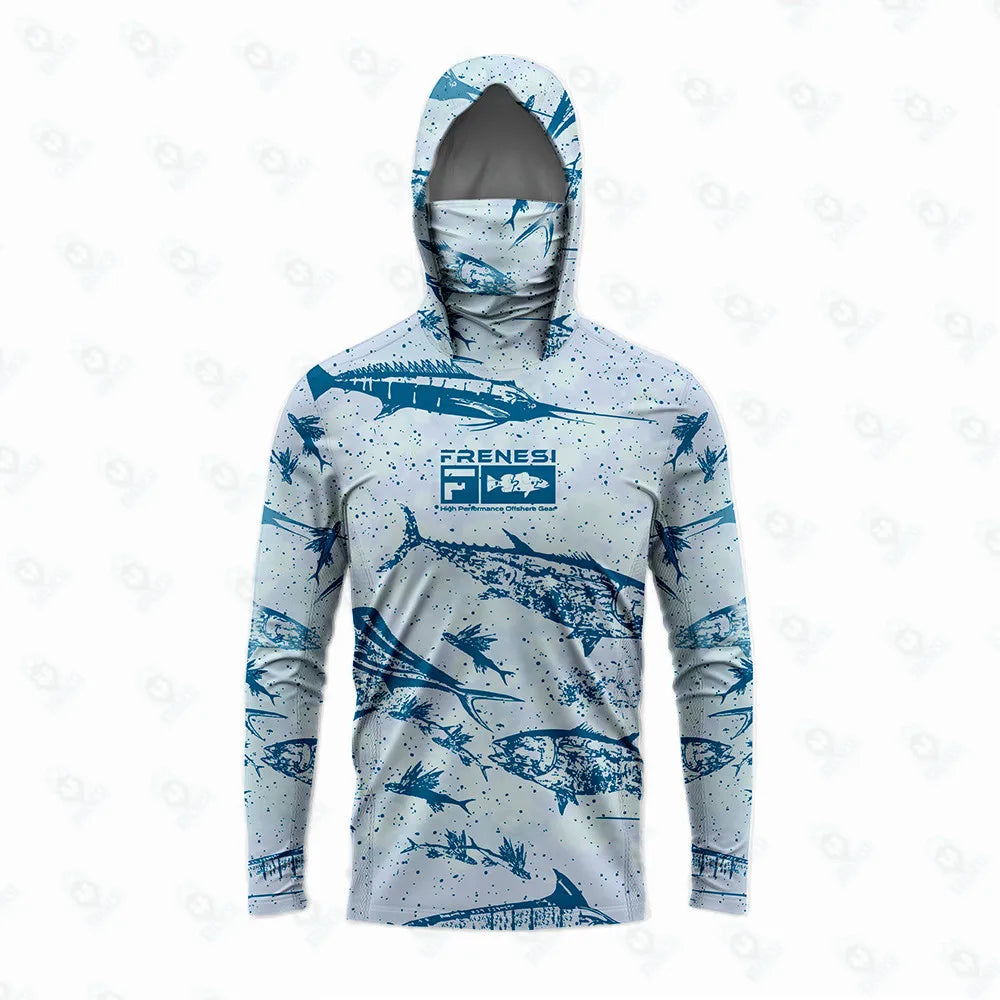 Men's UPF 50+ Fishing Hoodie Shirt