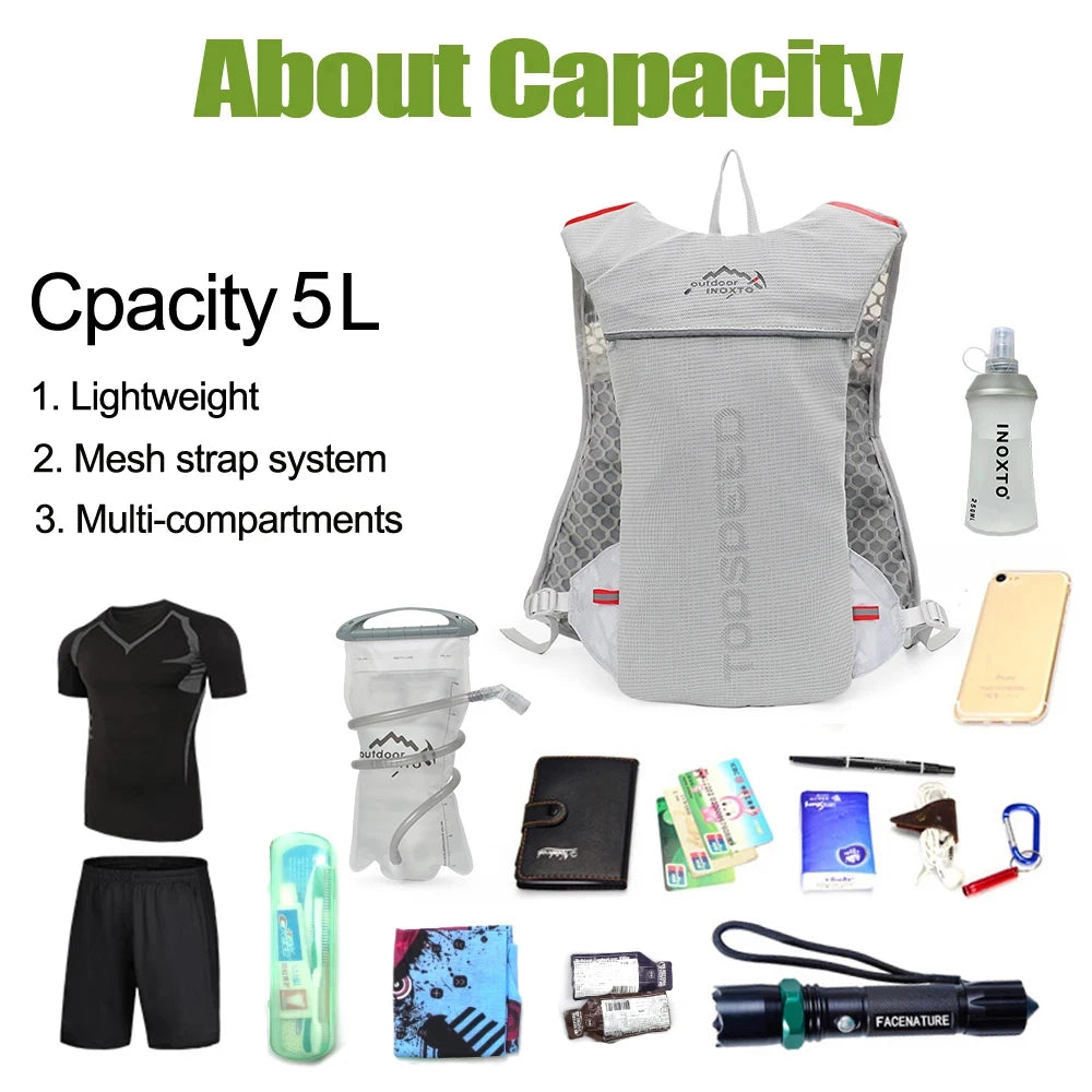Running Hydration Vest & Cycling Backpack
