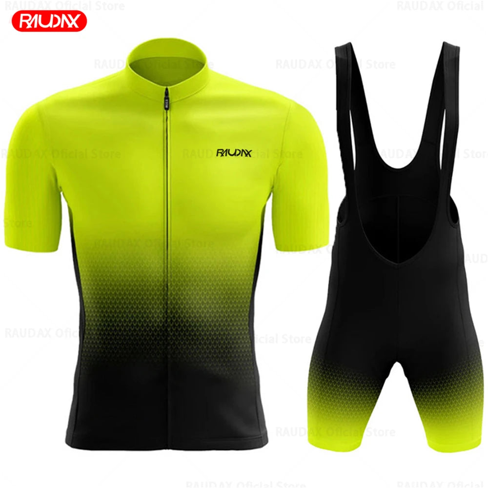 2025 Raudax Men's Cycling Jersey Set