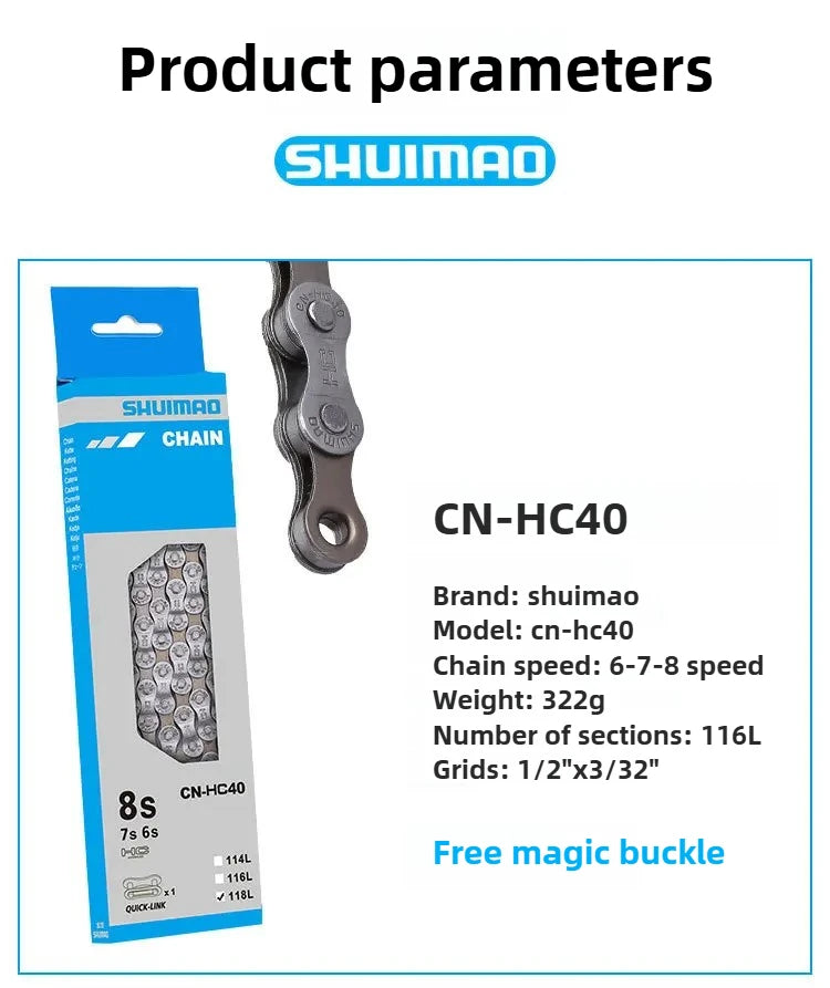 6–12 Speed Bicycle Chain