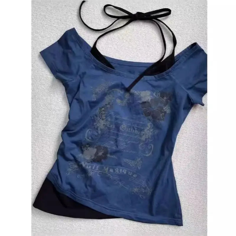 Subculture Y2K Punk Vintage T-Shirt for Women