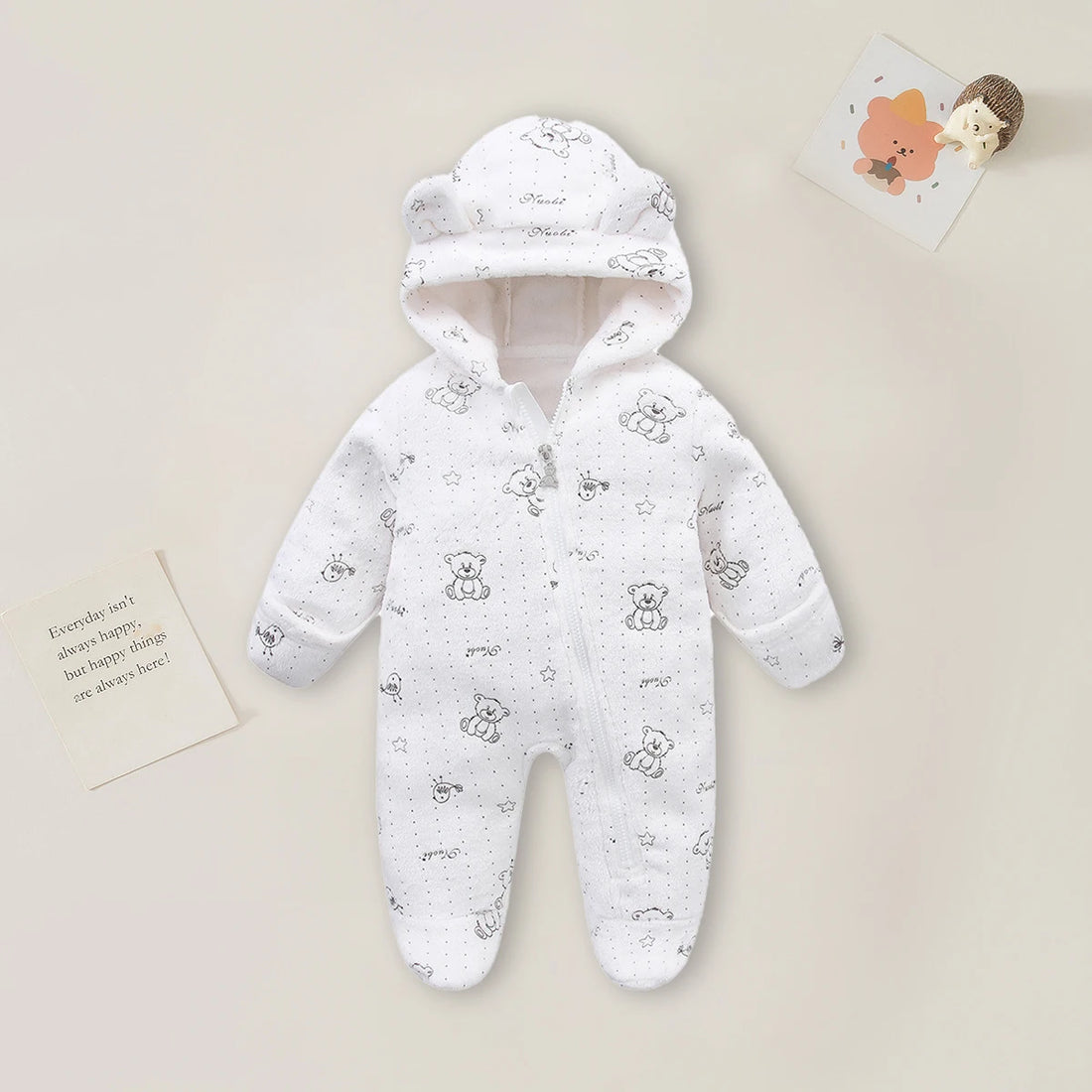 Flannel Baby Romper
