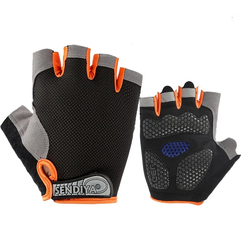 Unisex Fingerless Anti-Slip Breathable Cycling Gloves