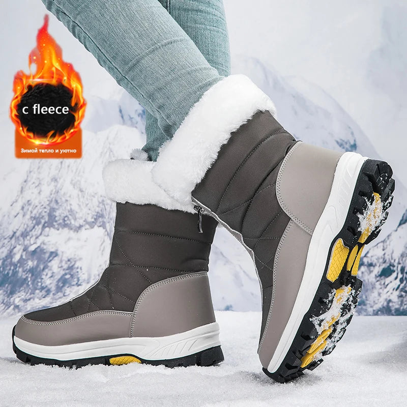 2025 New Women's Fur Snow Boots