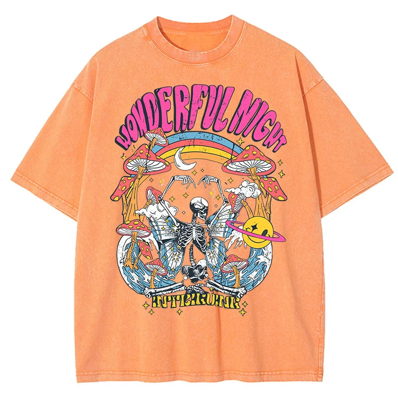 Women's Skeleton Butterfly Oversized T-Shirt