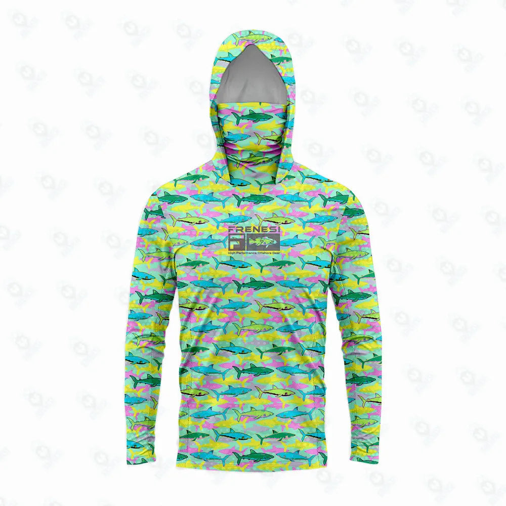 Men's UPF 50+ Fishing Hoodie Shirt