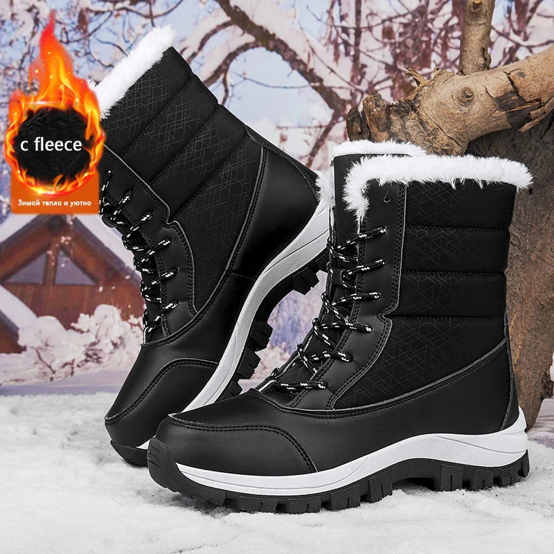 2025 New Women's Fur Snow Boots