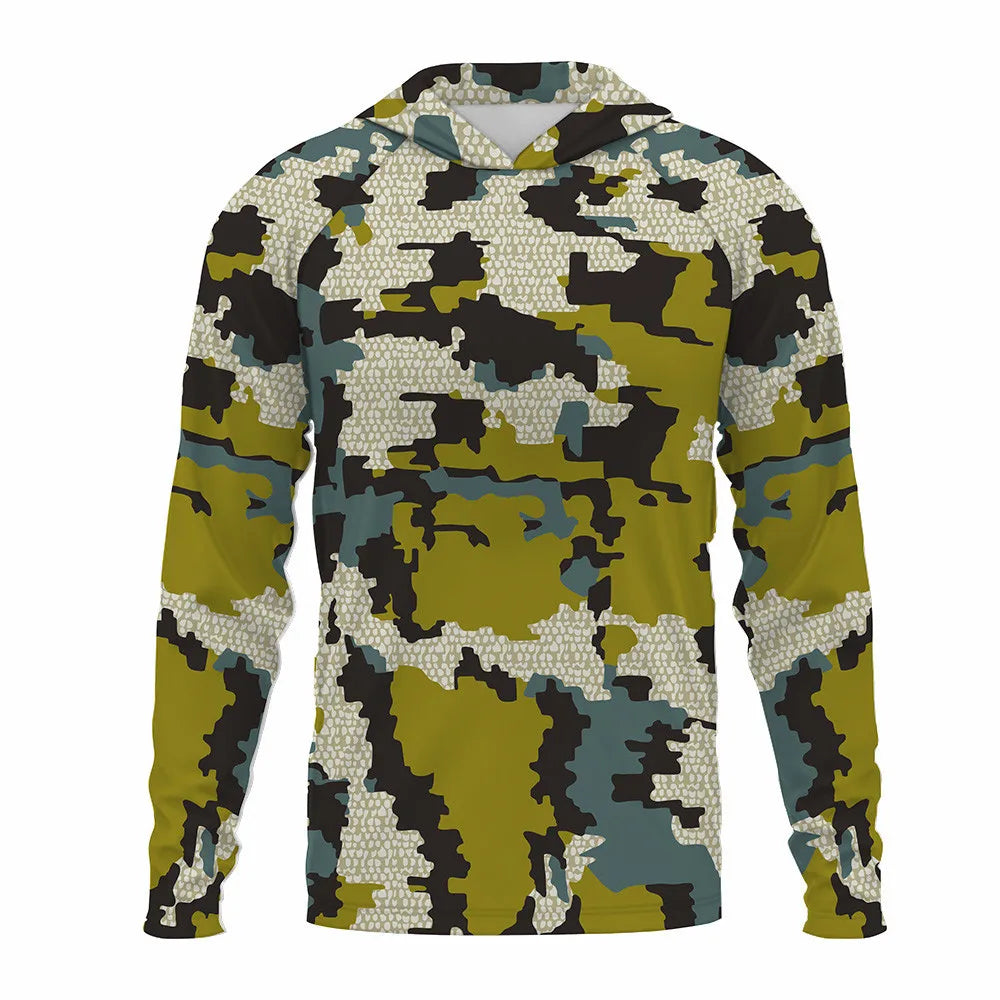 Men's UPF 50+ Fishing Hoodie Shirt