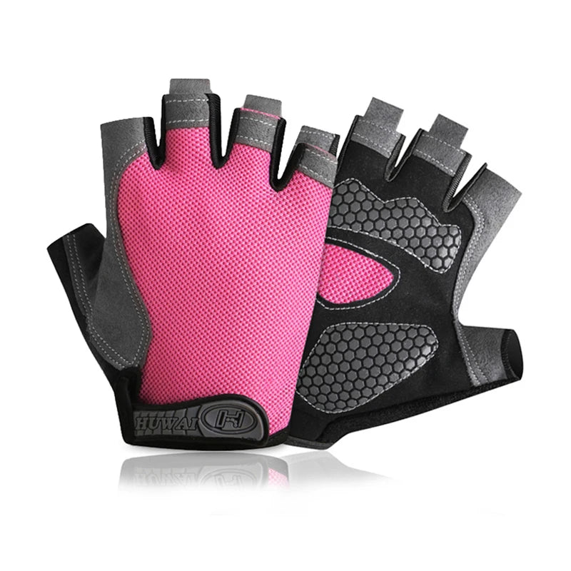 Unisex Fingerless Anti-Slip Breathable Cycling Gloves