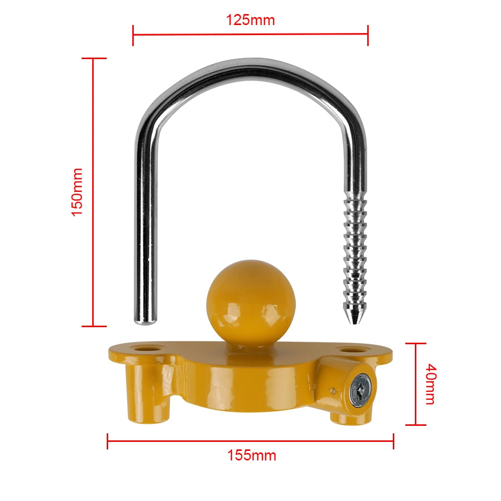 U-Shape Trailer Hitch Lock