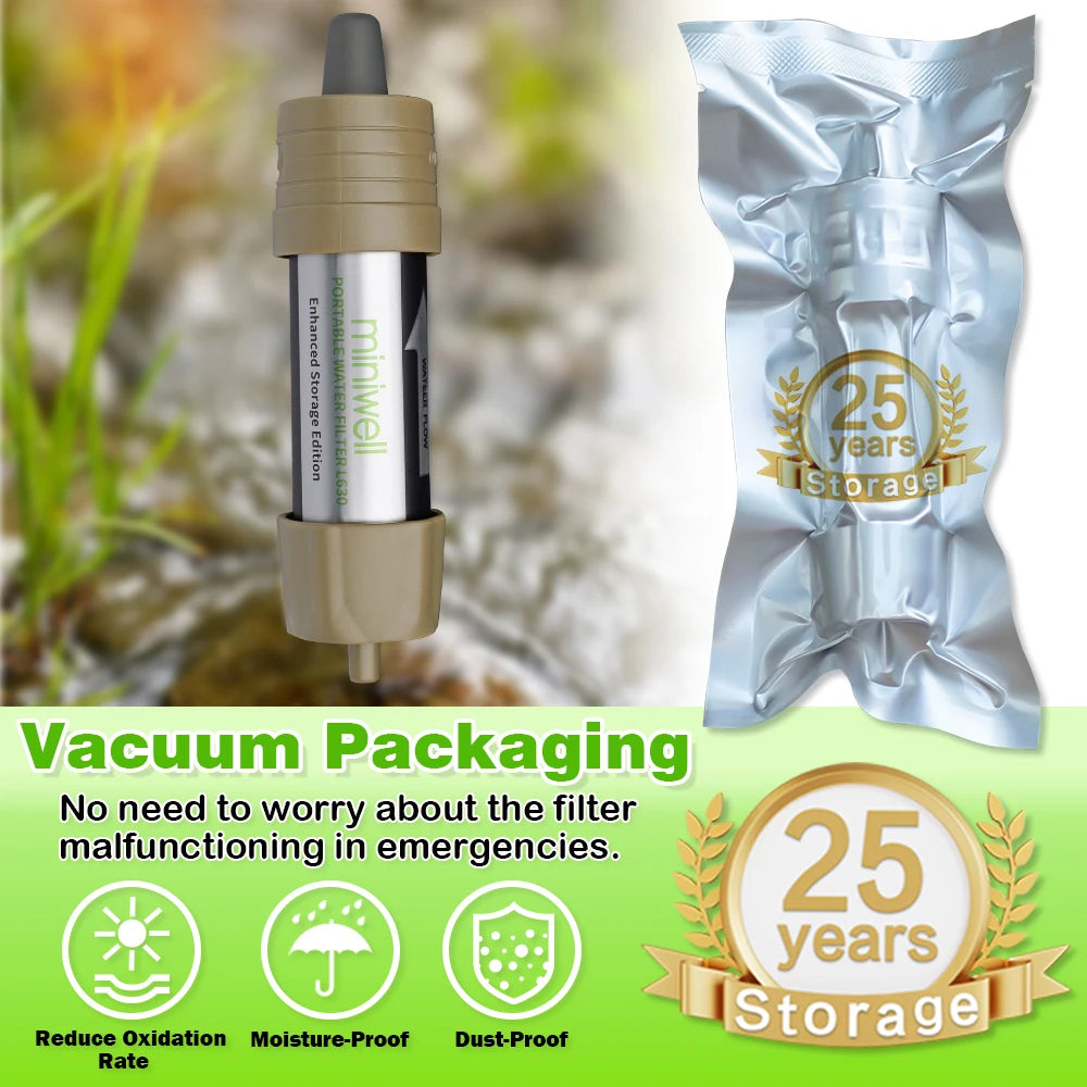 Miniwell Emergency Water Filter Straw