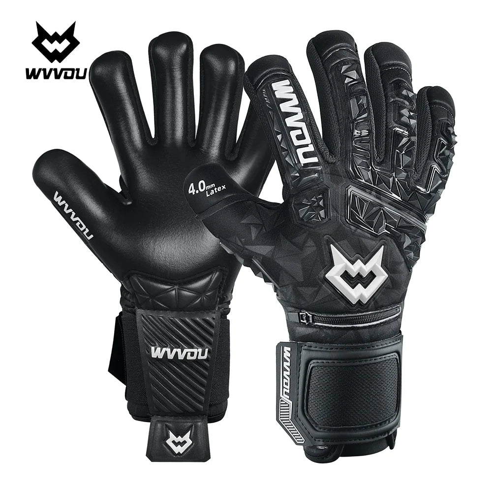 WVVOU Soccer Goalkeeper Gloves with Finger Saves
