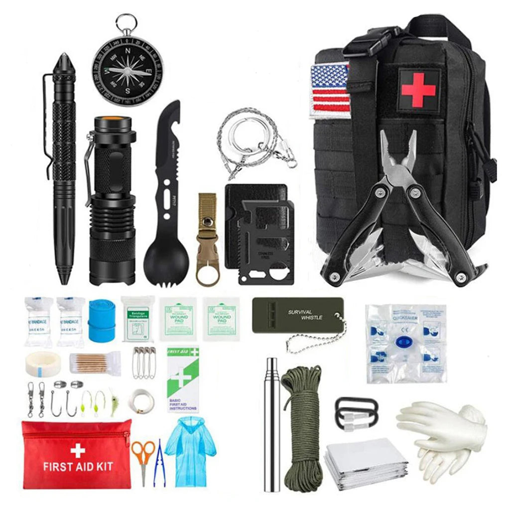 Survival First Aid Kit Molle Emergency Bag
