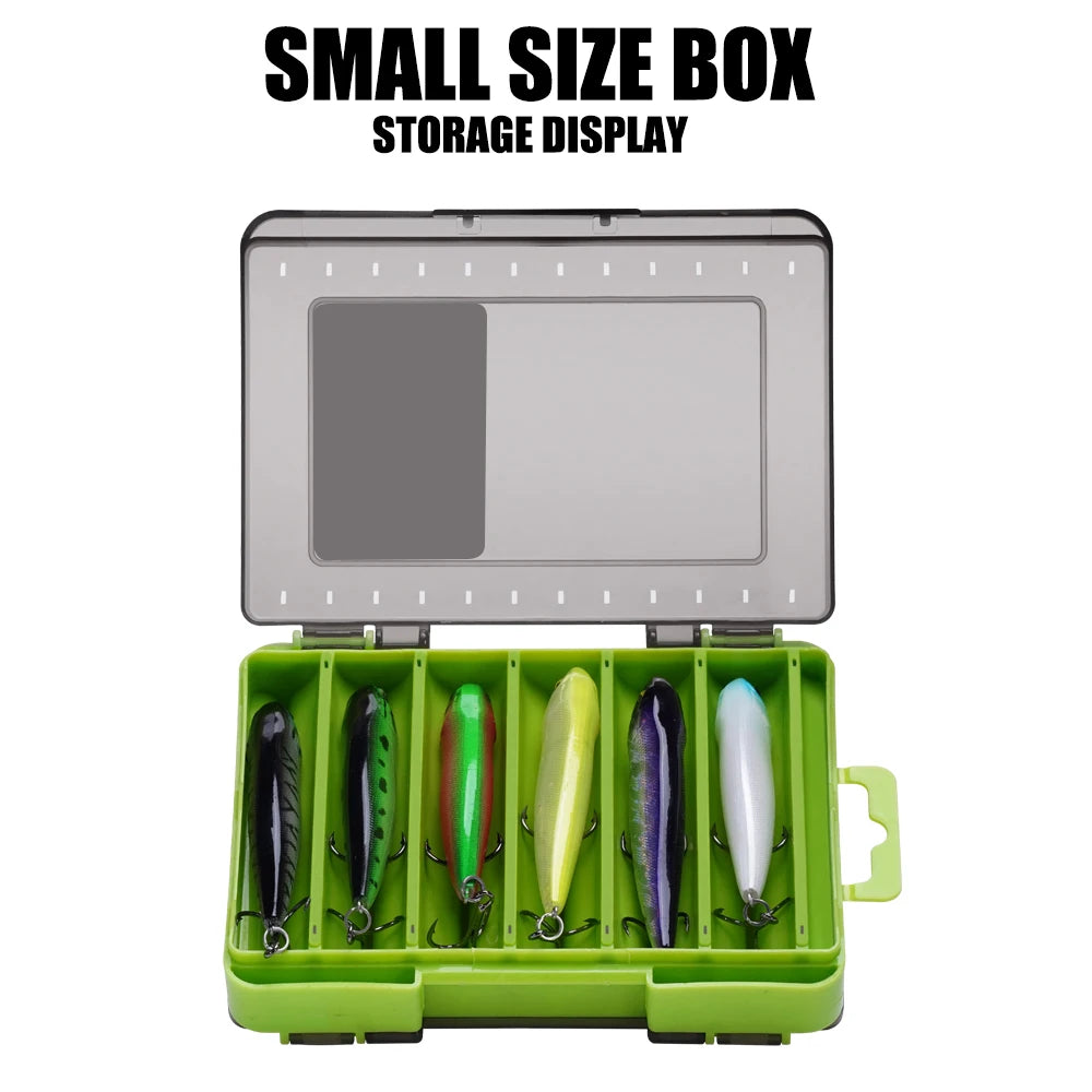Double-Sided Fishing Tackle Box