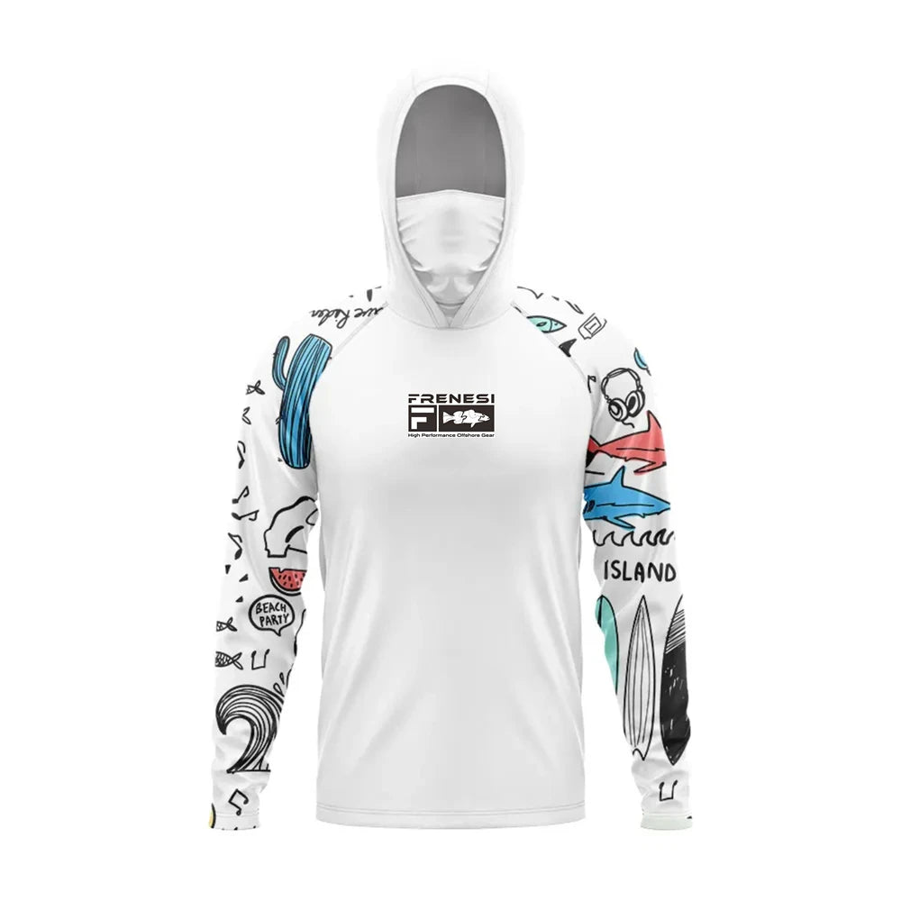Men's UPF 50+ Fishing Hoodie Shirt