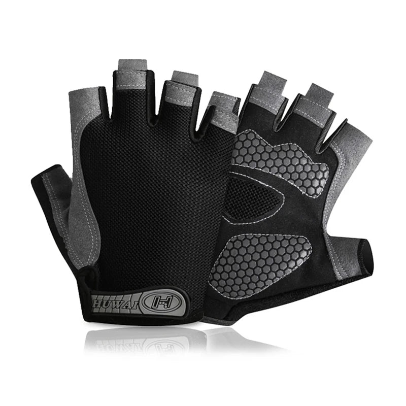 Unisex Fingerless Anti-Slip Breathable Cycling Gloves
