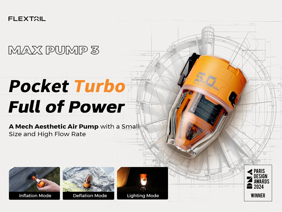 FLEXTAIL MAX PUMP 3 – Electric Camping Air Pump