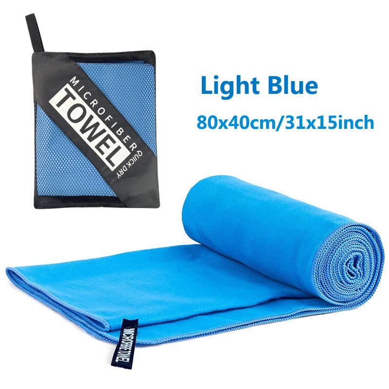 Quick-Dry Microfiber Camping Towel 40x80cm