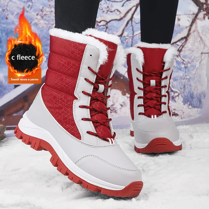 2025 New Women's Fur Snow Boots